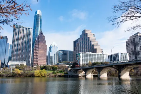 Austin, Texas (first Austin apartment to the left, wedding venue to the right)