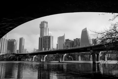 Under the bridge downtown
